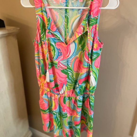 Lilly Pulitzer Pants - Lilly Pulitzer Tybee Romper Size Small 🦄